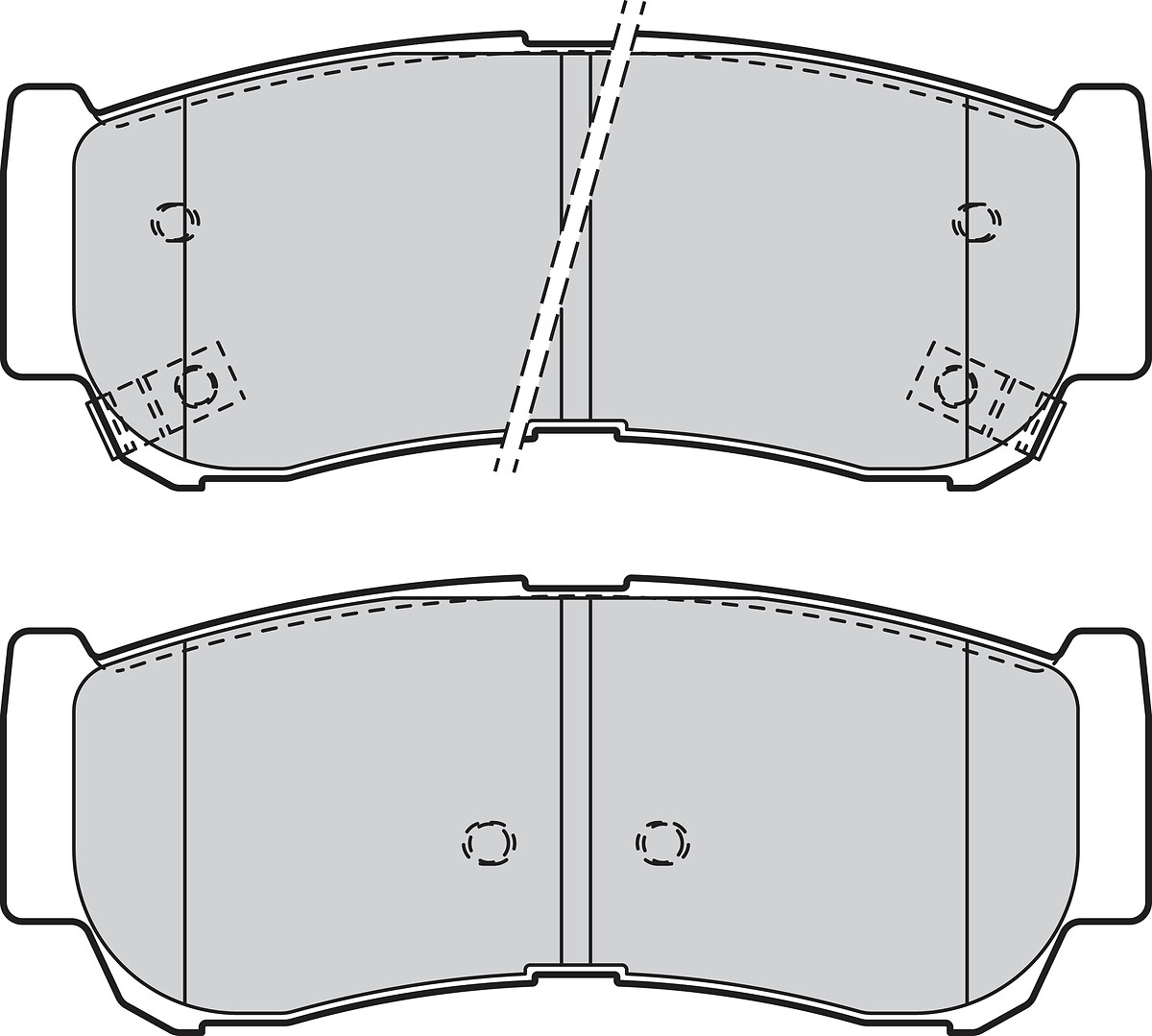 Jeu de 4 plaquettes de frein VALEO ref. 301932